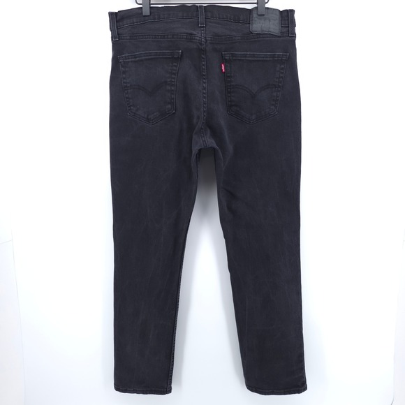Levi's Mens Jeans 511 Slim Fit 36x32 Black Faded Denim Stretch Casual - Picture 3 of 11